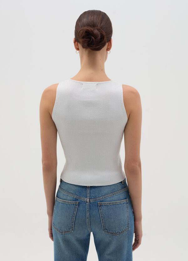 Ovs Tank Top In Lurex A Costine