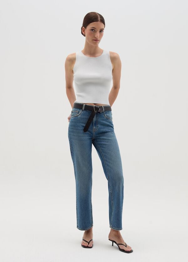 Ovs Tank top in lurex a costine