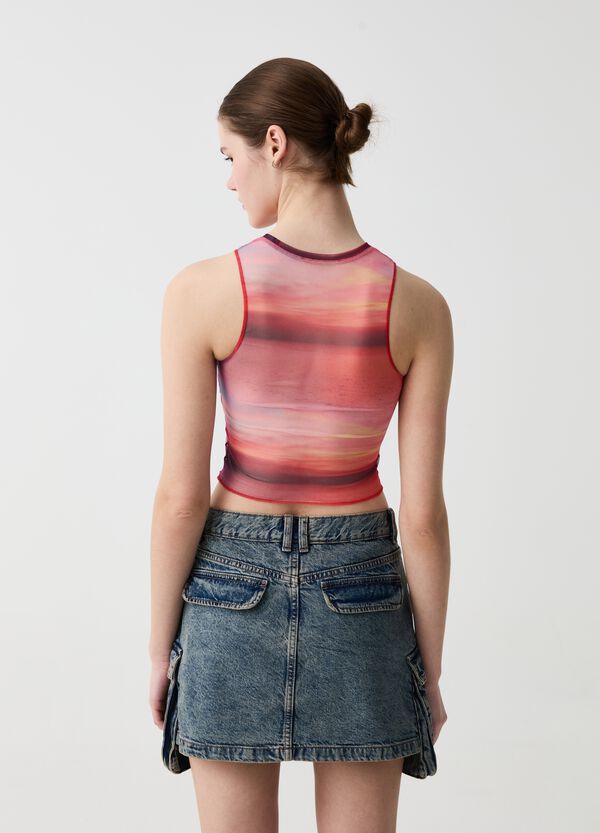 Ovs Tank Top In Mesh