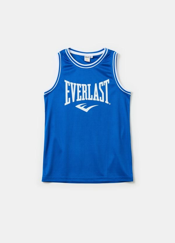 Ovs Tank top in mesh con stampa logo