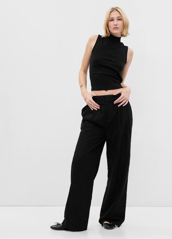 Ovs Tank Top Mock Neck