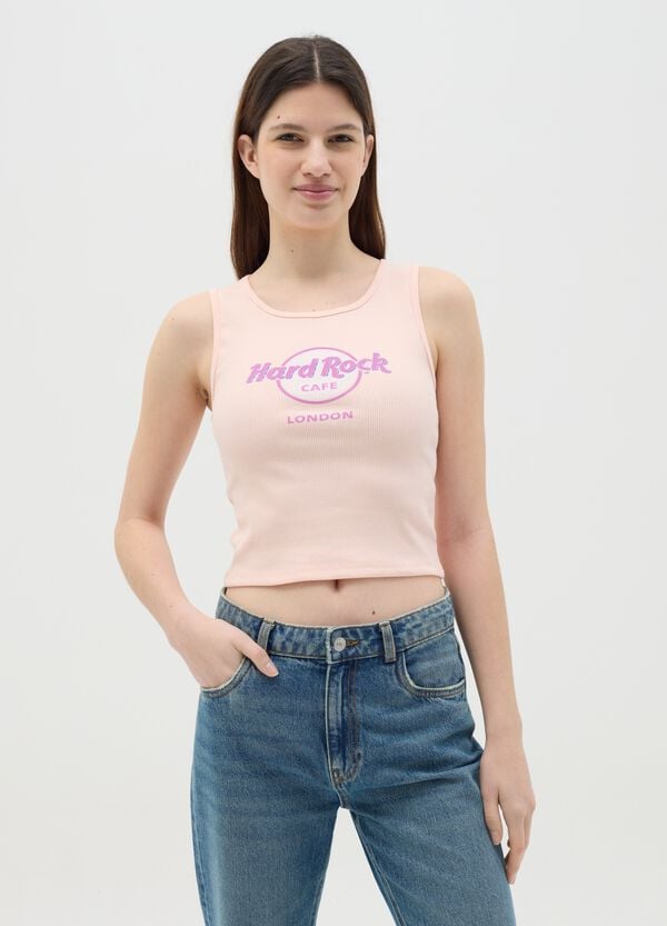 Ovs Tank Top Stampa Hard Rock Cafè London