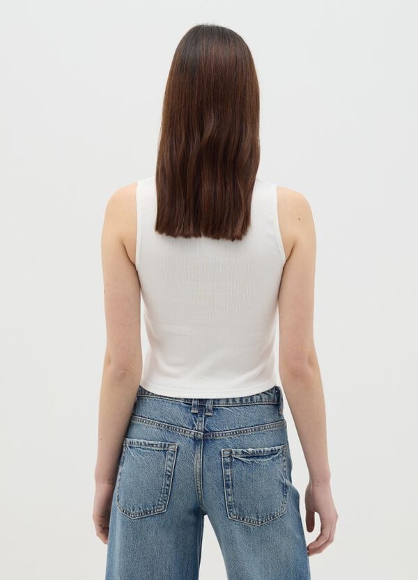 Ovs Tank Top Stampa Hard Rock Cafè Los Angeles