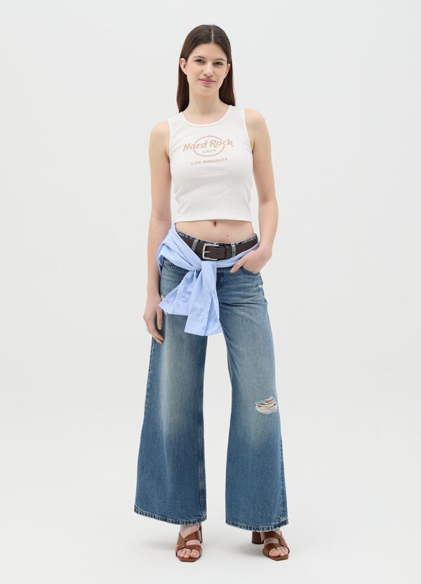 Ovs Tank top stampa Hard Rock Cafè Los Angeles