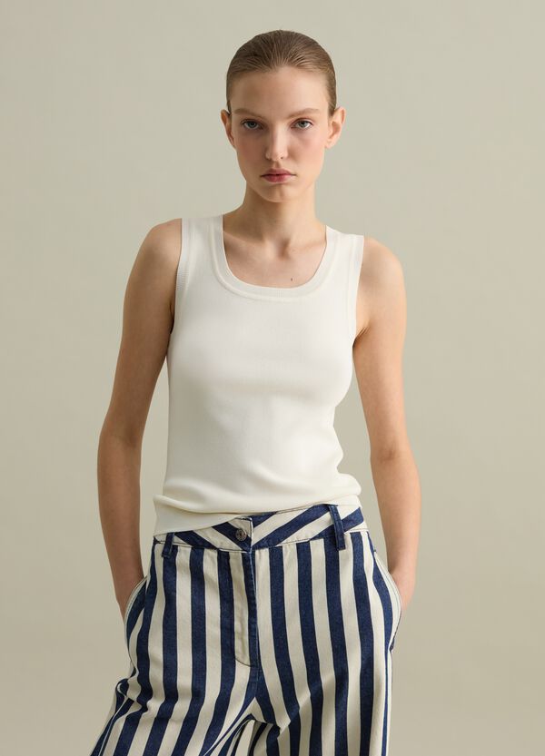 Ovs Tank Top Tinta Unita