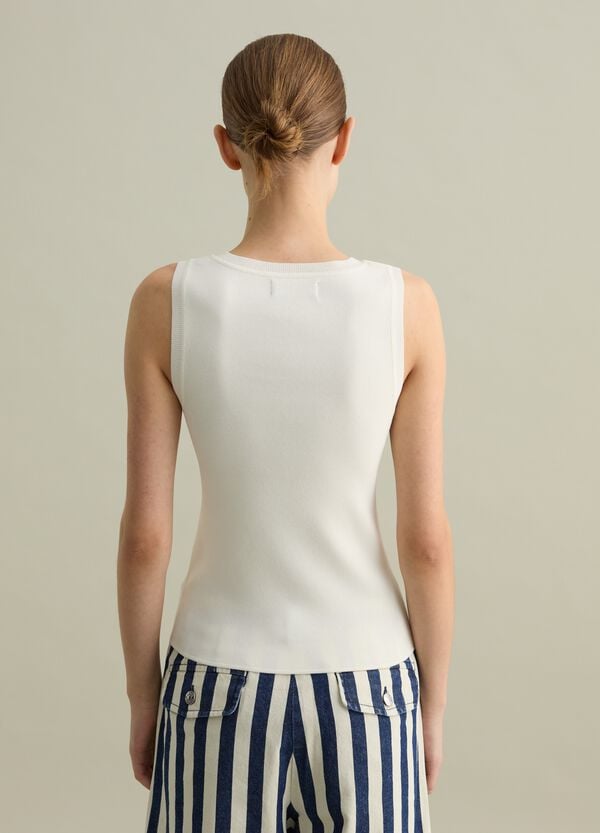 Ovs Tank Top Tinta Unita