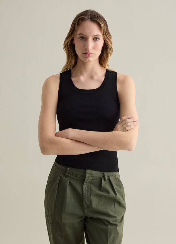 Ovs Tank Top Tinta Unita