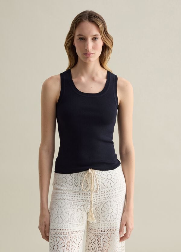 Ovs Tank Top Tinta Unita