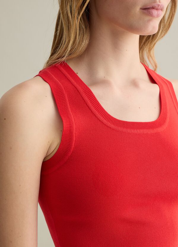 Ovs Tank Top Tinta Unita