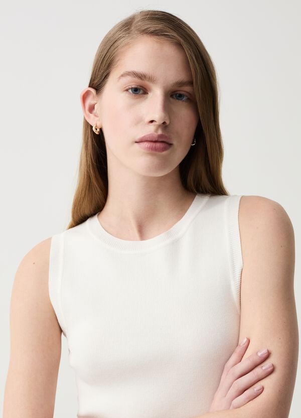 Ovs Tank Top Tinta Unita