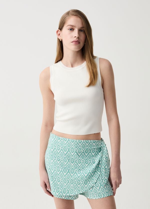 Ovs Tank Top Tinta Unita