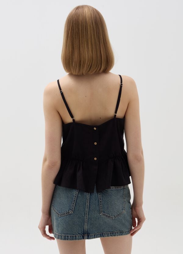 Ovs Top Con Balza E Bottoni