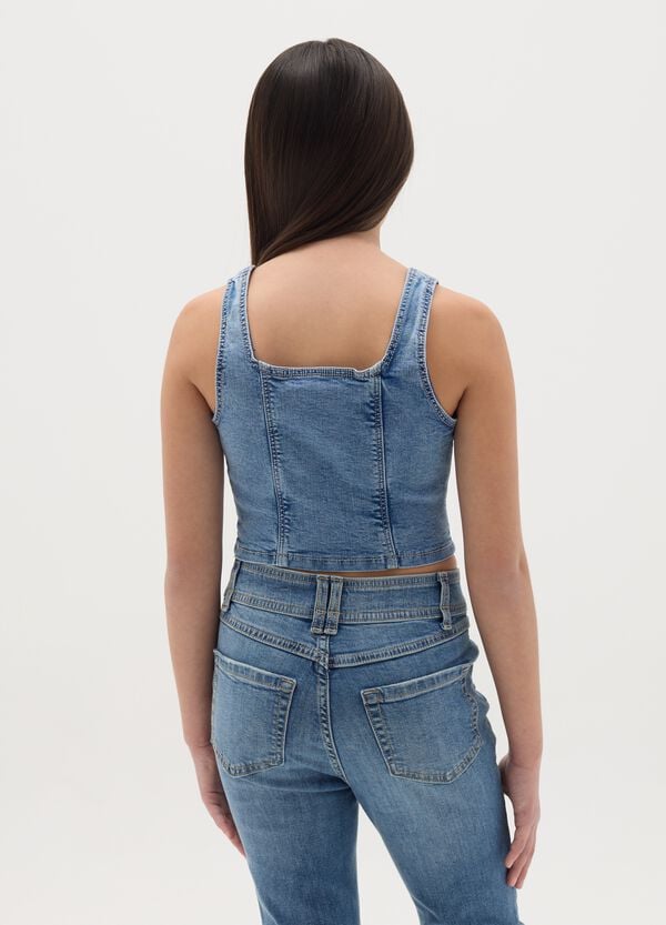 Ovs Top In Denim
