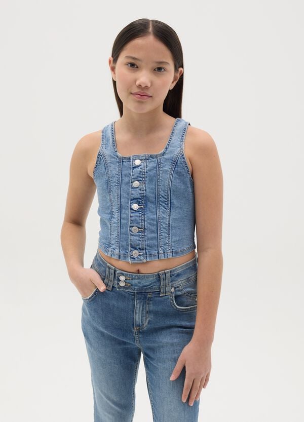 Ovs Top in denim