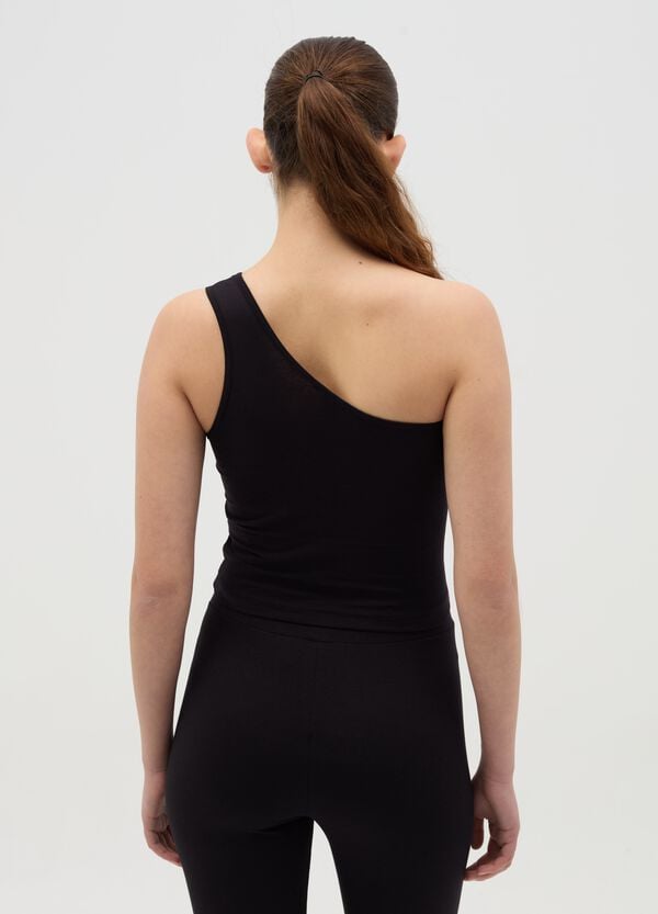 Ovs Top Monospalla Con Stampa Logo