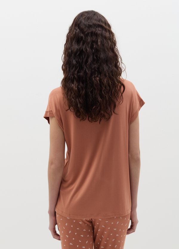 Ovs Top Pigiama Con Dettaglio Ricamato