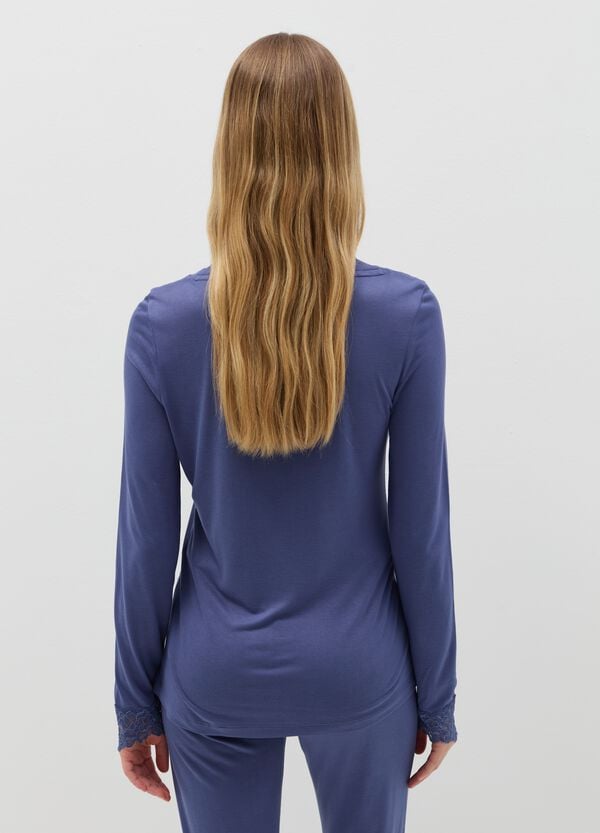 Ovs Top Pigiama Con Inserti In Pizzo