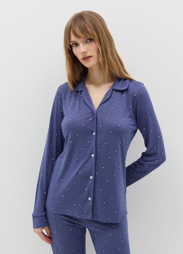 Ovs Top pigiama con micro stampa