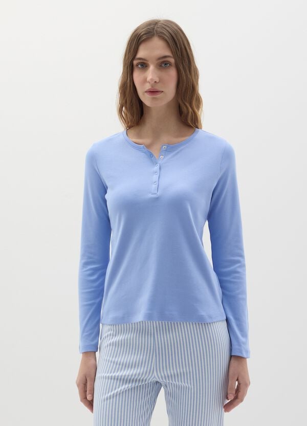 Ovs Top pigiama con scollo serafino