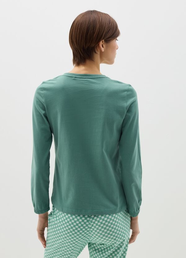 Ovs Top Pigiama In Cotone Scollo Serafino