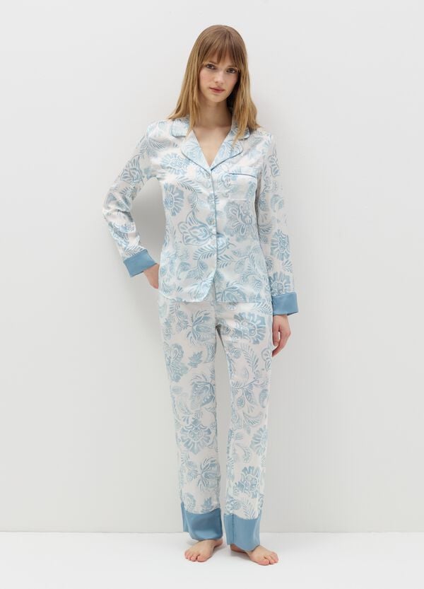 Ovs Top Pigiama Stampa Floreale