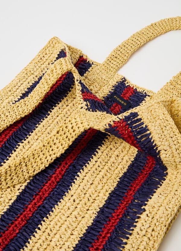 Ovs Tote Bag In Rafia A Righe