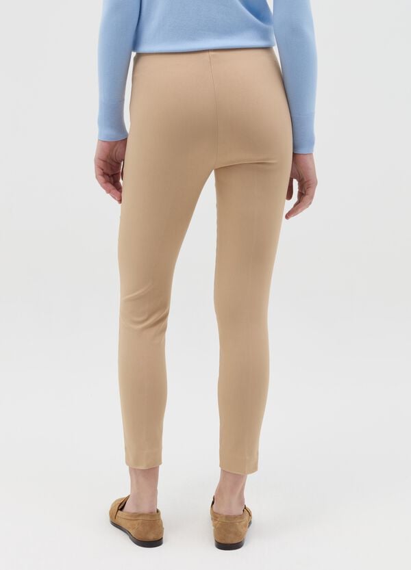 Ovs Treggings Cropped Con Cuciture In Rilievo