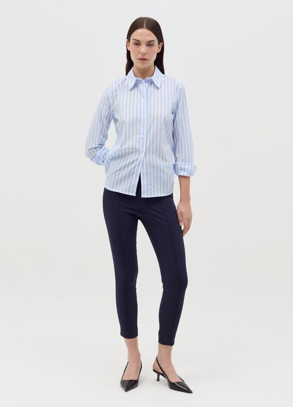 Ovs Treggings cropped con cuciture in rilievo