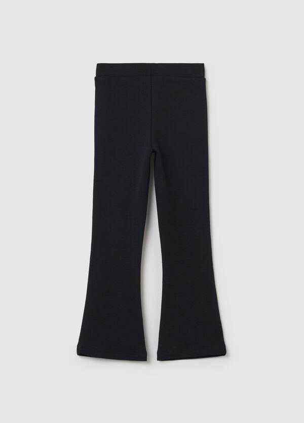 Ovs Treggings Flare Fit Con Minnie Di Strass