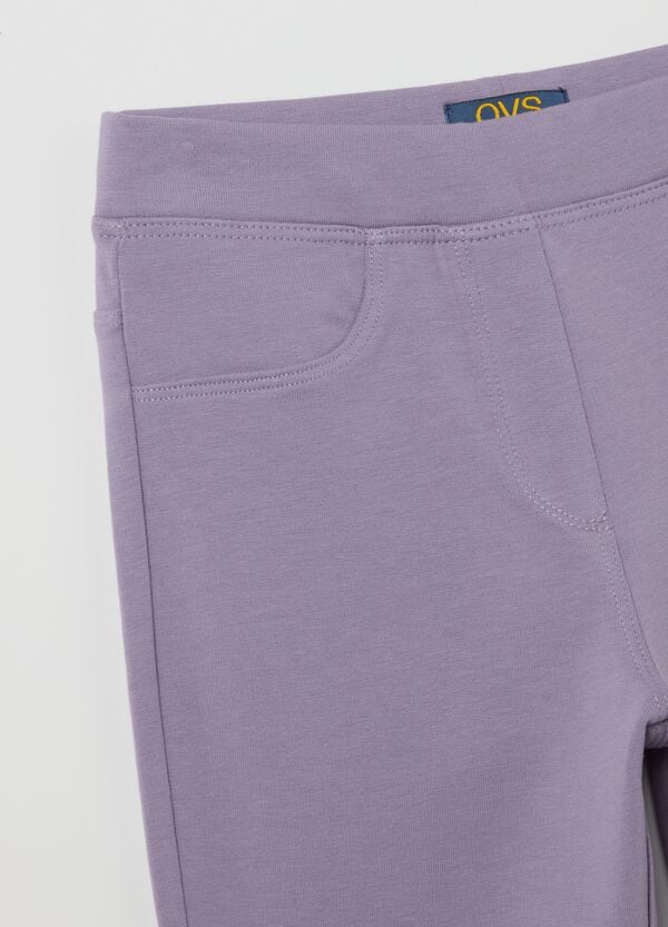 Ovs Treggings Flare Fit In Cotone Stretch