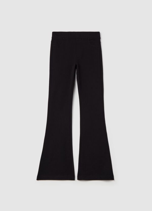 Ovs Treggings flare fit in cotone stretch