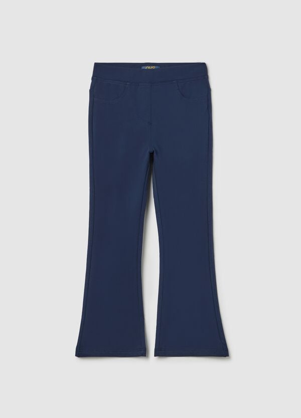 Ovs Treggings flare fit in cotone stretch
