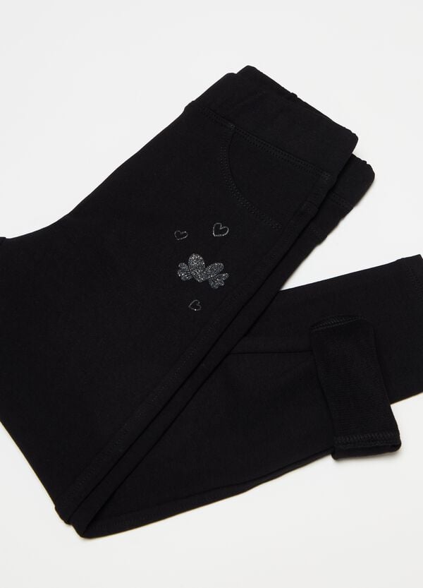 Ovs Treggings In Cotone Stretch Con Ricamo