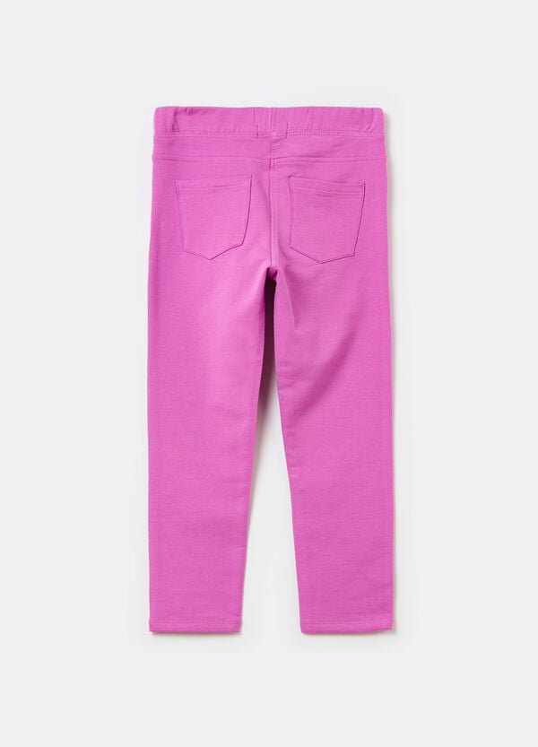 Ovs Treggings In Cotone Stretch Con Ricamo