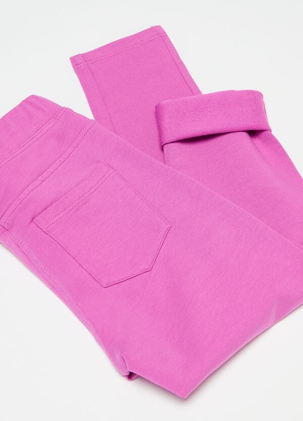 Ovs Treggings In Cotone Stretch Con Ricamo