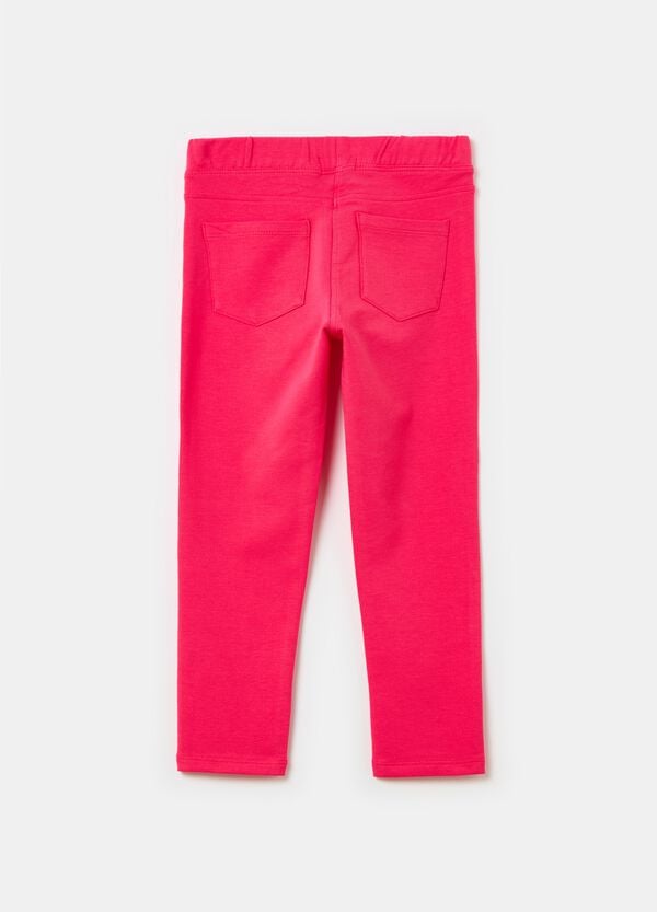 Ovs Treggings In Cotone Stretch Con Ricamo