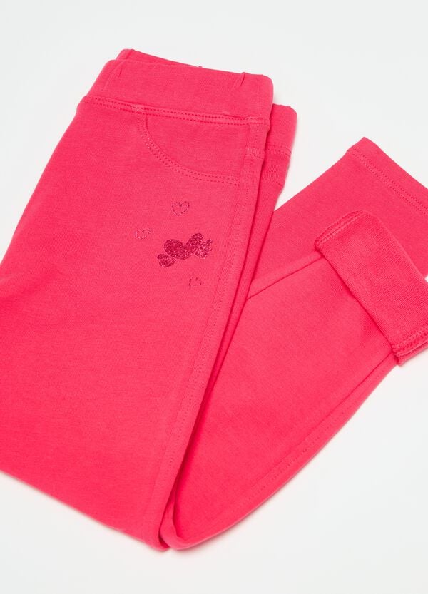Ovs Treggings In Cotone Stretch Con Ricamo