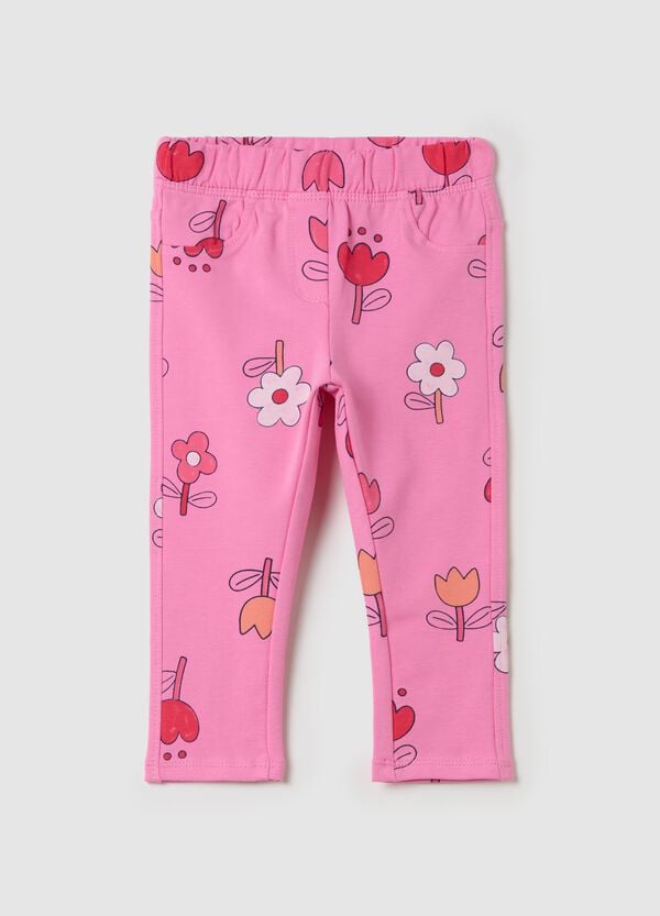 Ovs Treggings in cotone stretch con stampa