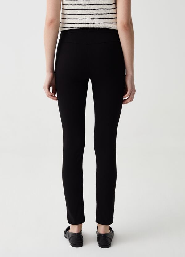 Ovs Treggings In Viscosa Sostenibile Stretch