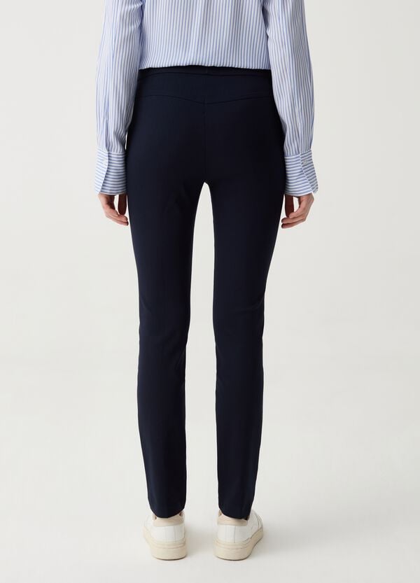 Ovs Treggings In Viscosa Sostenibile Stretch