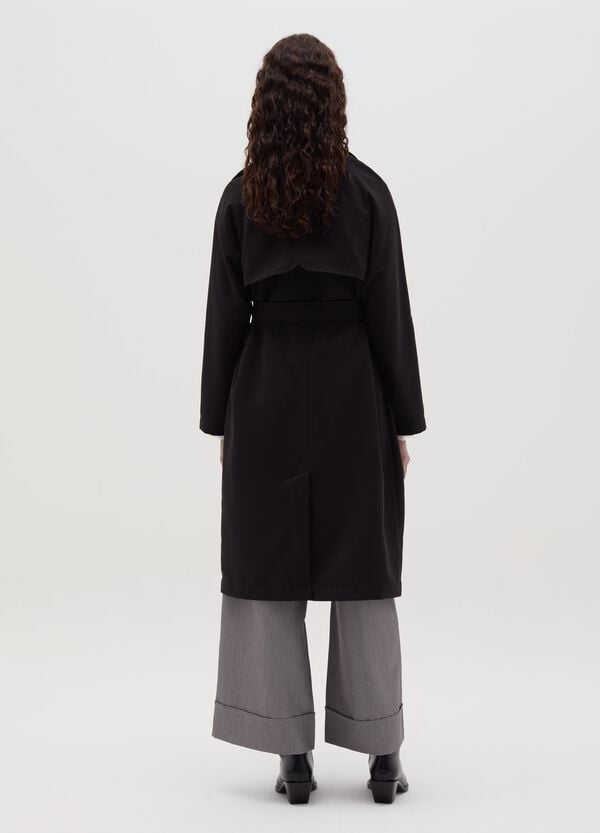 Ovs Trench Doppiopetto Con Bottoni E Cintura