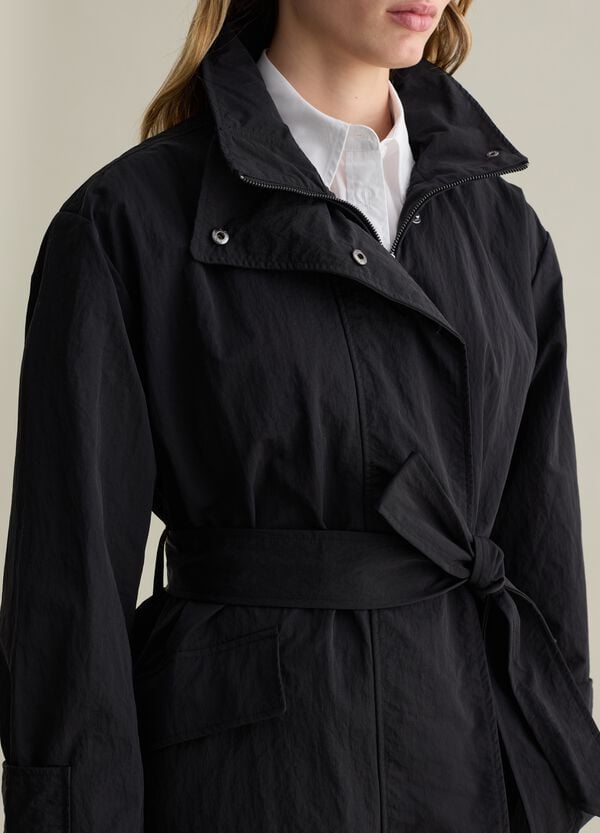 Ovs Trench Lungo Con Zip E Bottoni