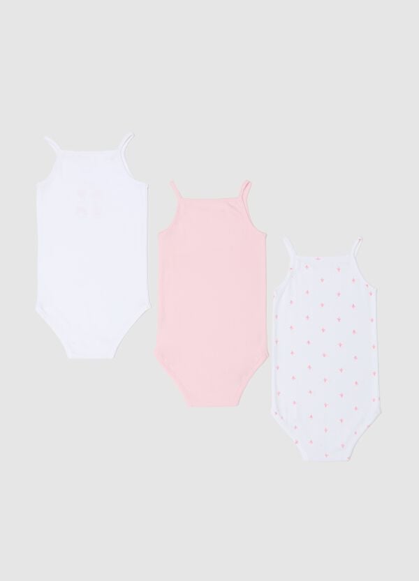 Ovs Tripack Body Senza Maniche In Cotone