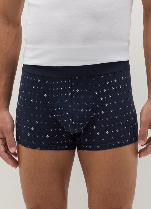 Ovs Tripack Boxer In Cotone Bio Con Righe E Stampa