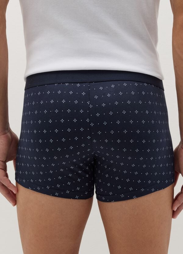 Ovs Tripack Boxer In Cotone Bio Con Righe E Stampa