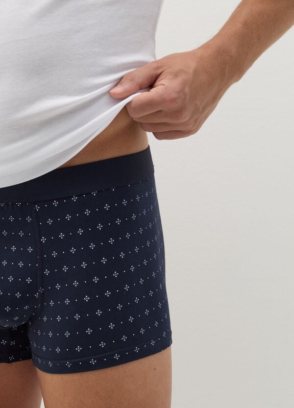 Ovs Tripack Boxer In Cotone Bio Con Righe E Stampa