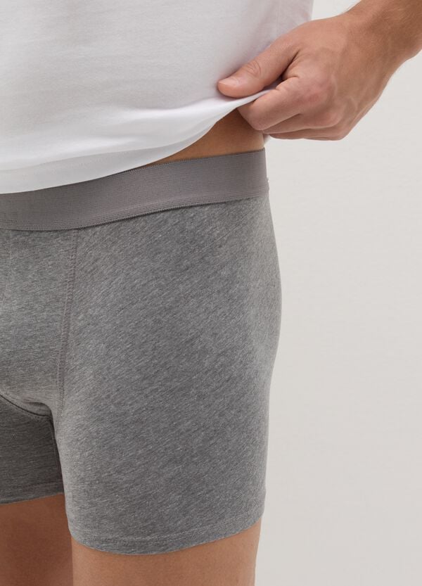 Ovs Tripack Boxer Midi Con Elastico Esterno