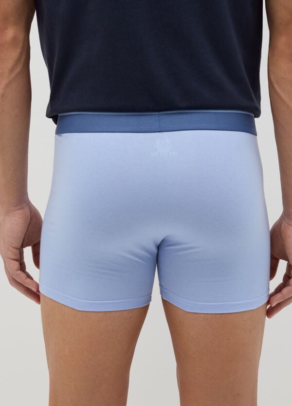 Ovs Tripack Boxer Midi In Cotone Stretch