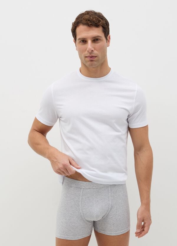 Ovs Tripack boxer midi in cotone stretch