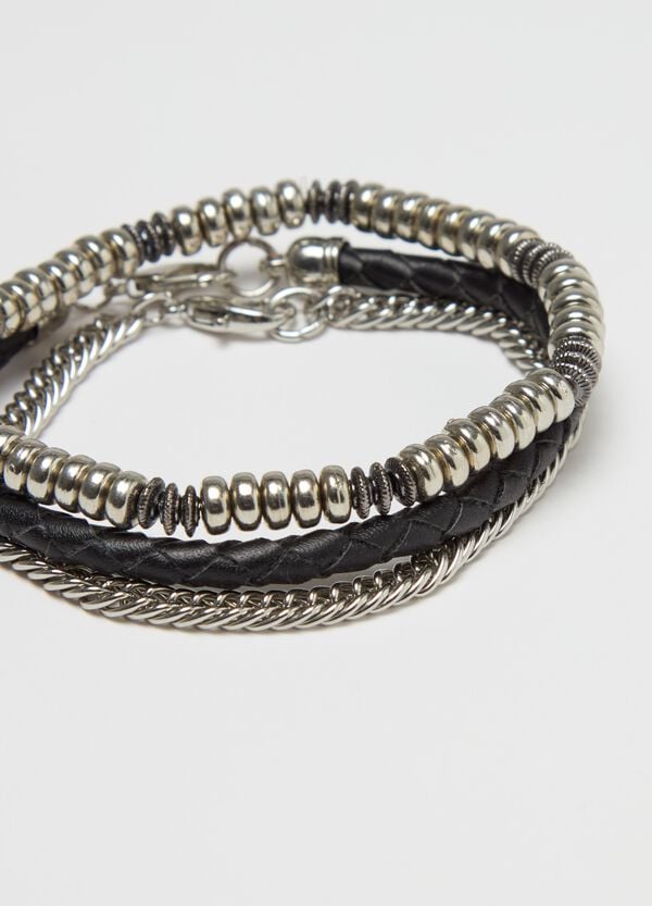 Ovs Tripack Bracciali In Finitura Argento